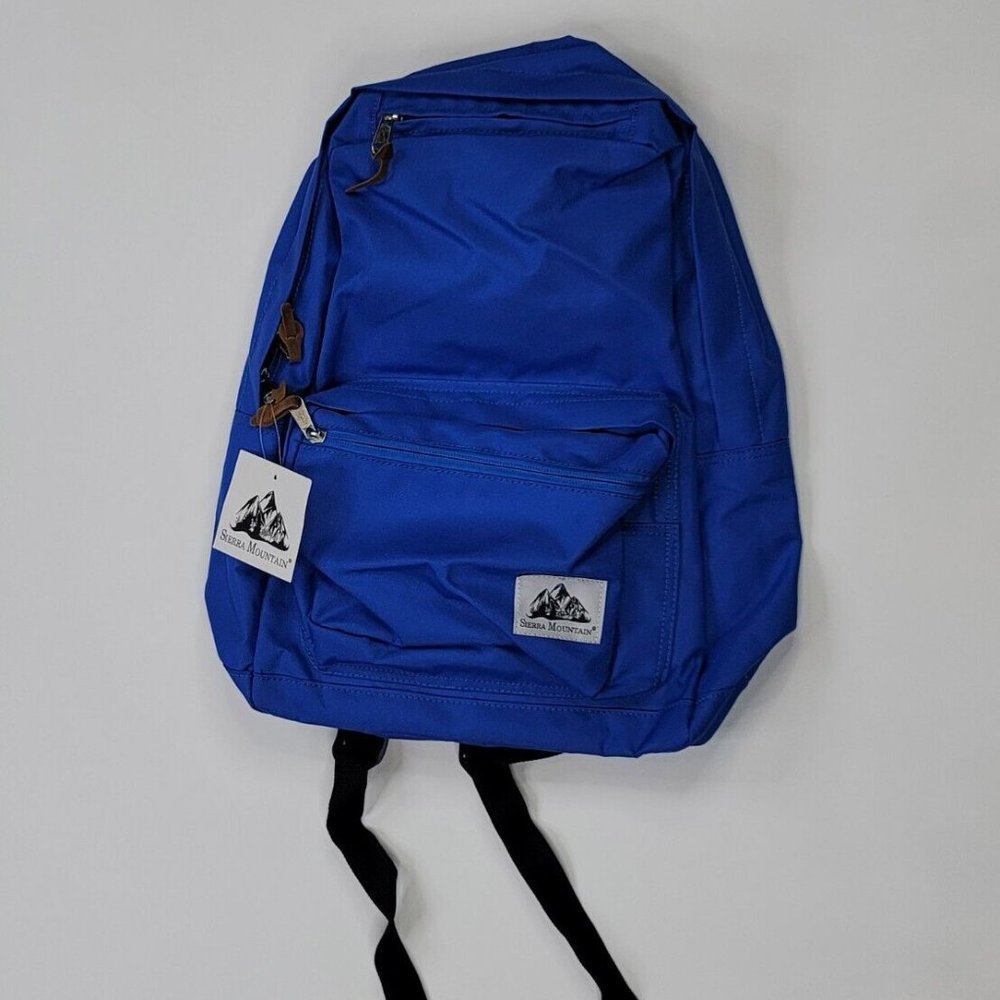 Sierra Mountain Nylon 4 Zipper Backpack Back to School